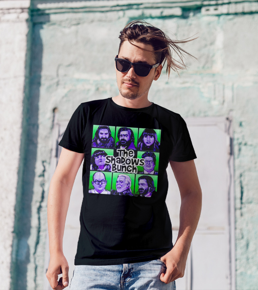 The Shadows Bunch Characters Pop Art Collage T-Shirt
