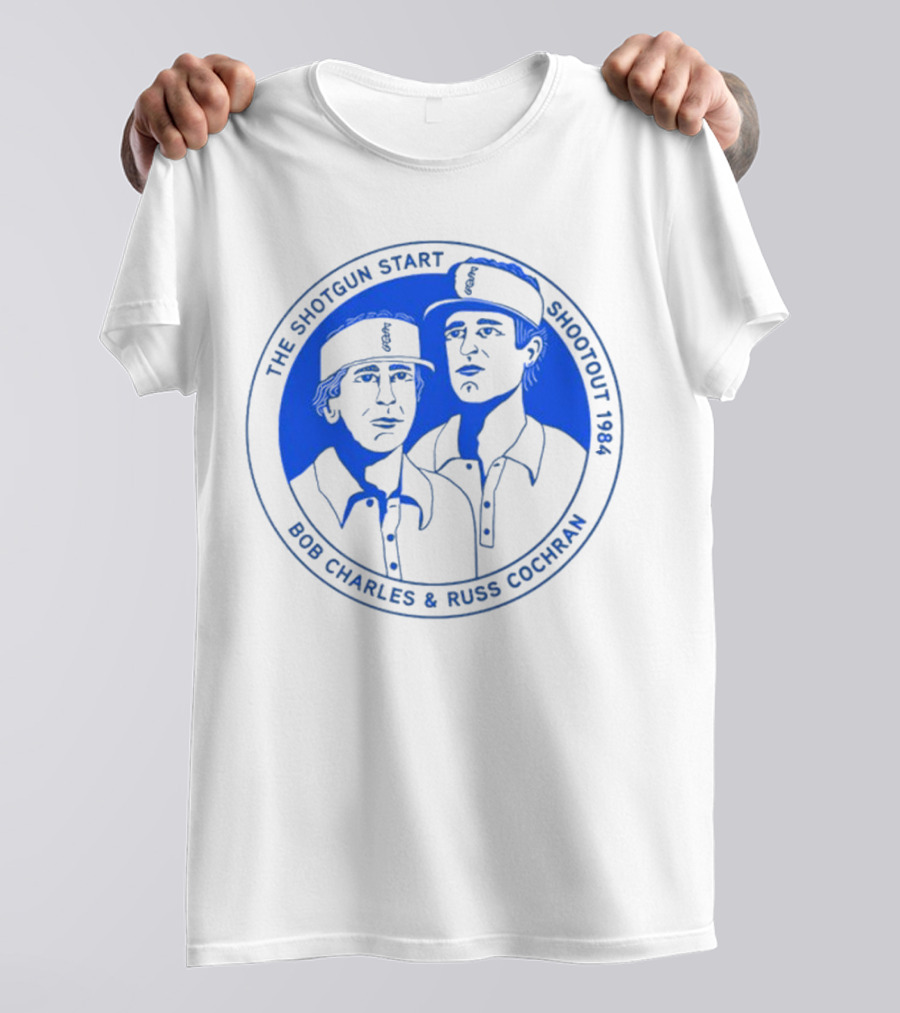 The Shotgun Start Shootout 1984 Bob Charles And Russ Cochran T-Shirt
