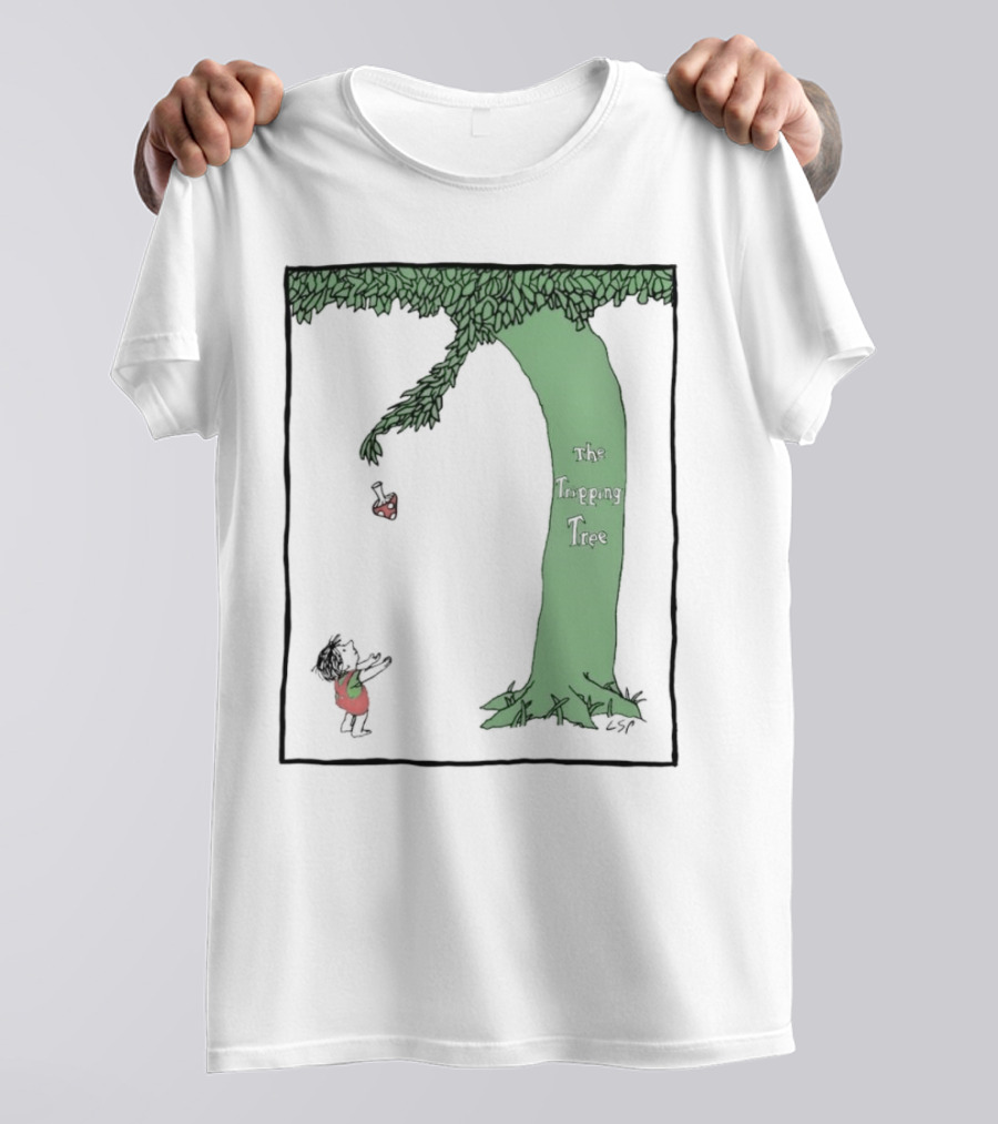 The Tripping Tree Heart Exchange Green Animation T-Shirt