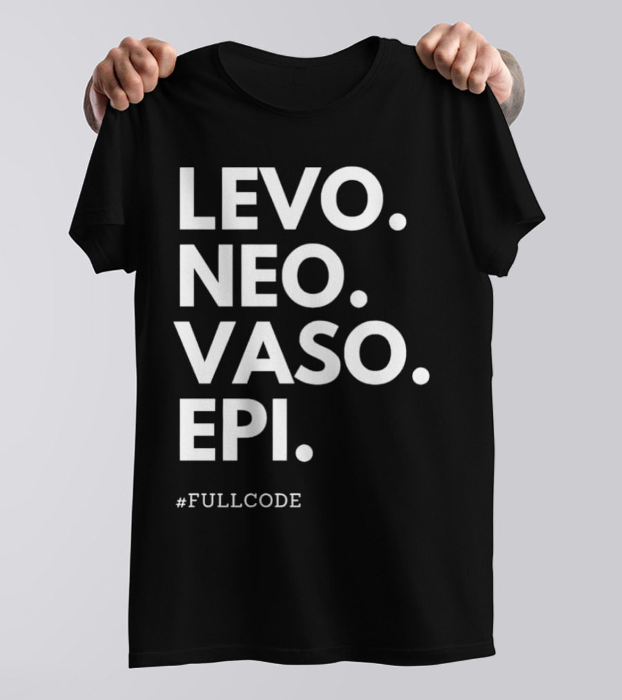 Levo Neo Vaso Epi Fullcode Text T-Shirt