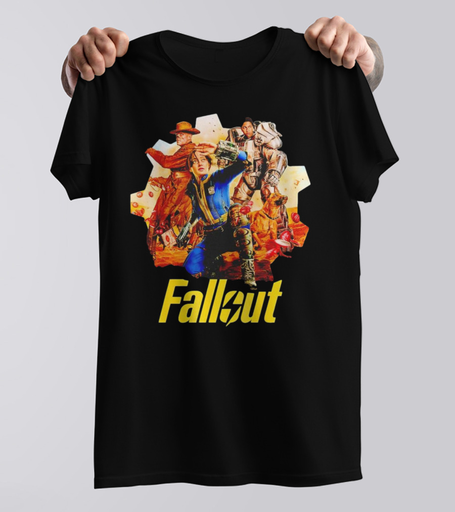 Fallout New Vegas Power Armor Dog旅者 T-Shirt