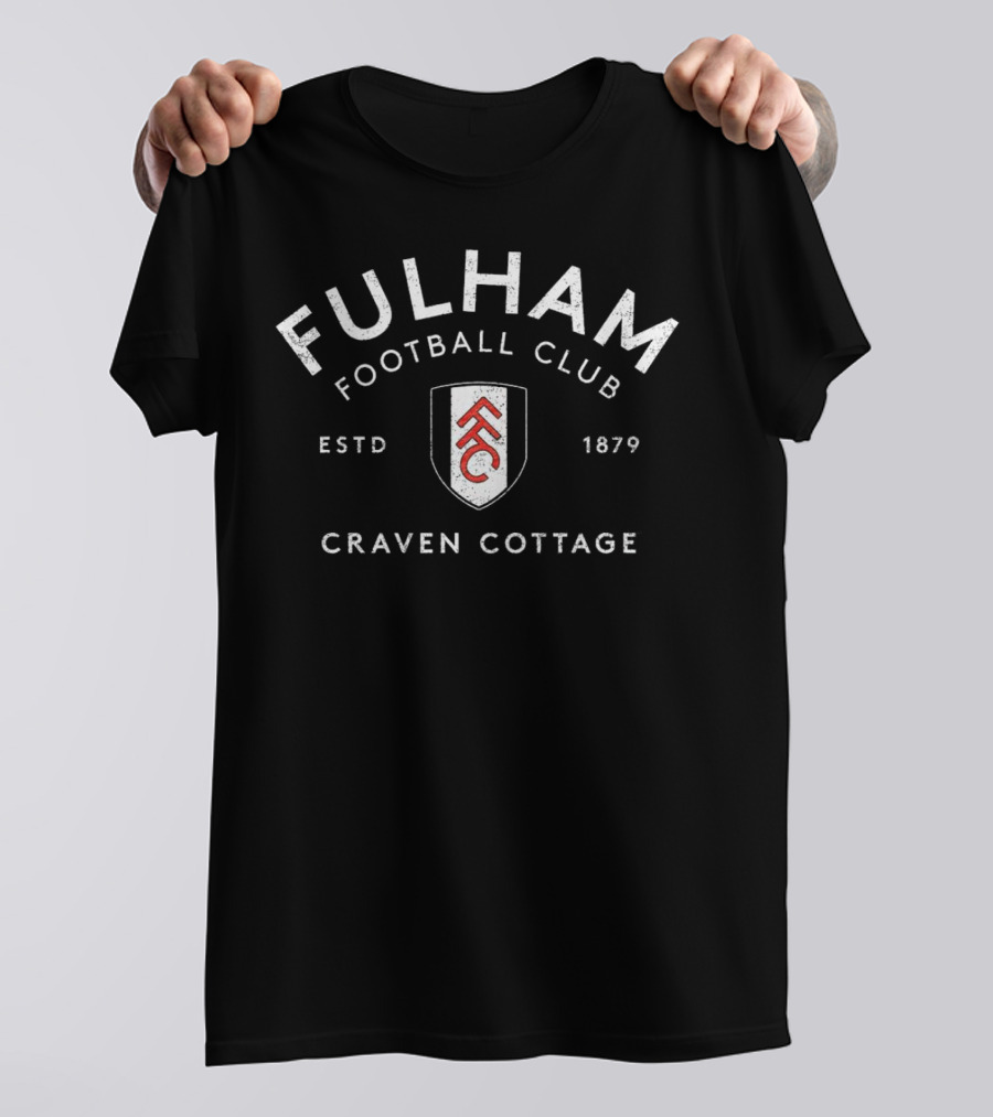 Fulham Football Club Estd 1879 Craven Cottage T-Shirt