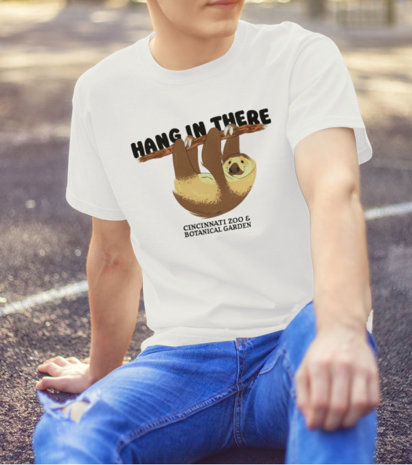 Hang In There Cincinnati Zoo And Botanical Garden Sloth T-Shirt