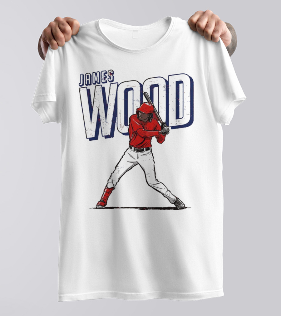 James Wood Washington Nationals Baseball Player T-Shirt