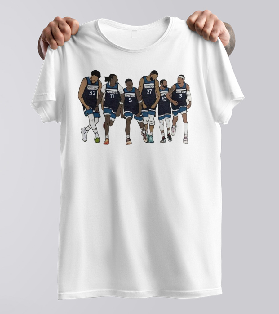 Kat Naz Ant Rudy Conley Amp Mcdaniels Minnesota Basketball Team Players T-Shirt