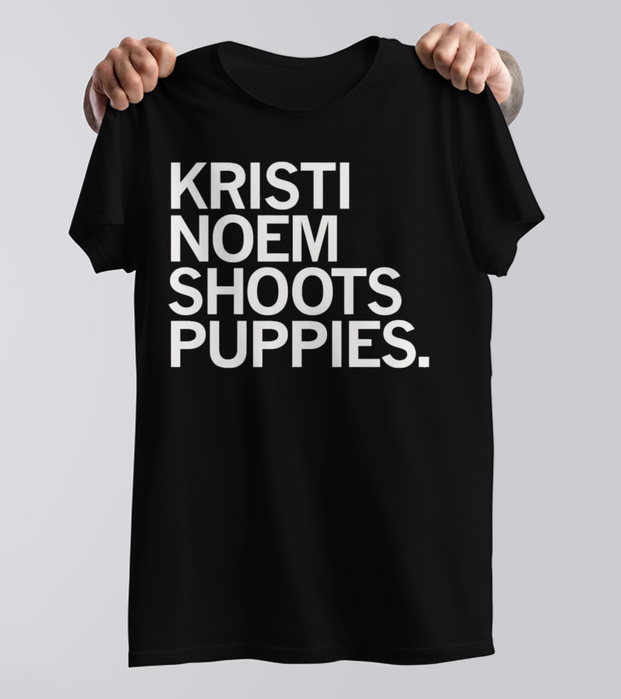 Kristi Noem Shoots Puppies Controversial T-Shirt