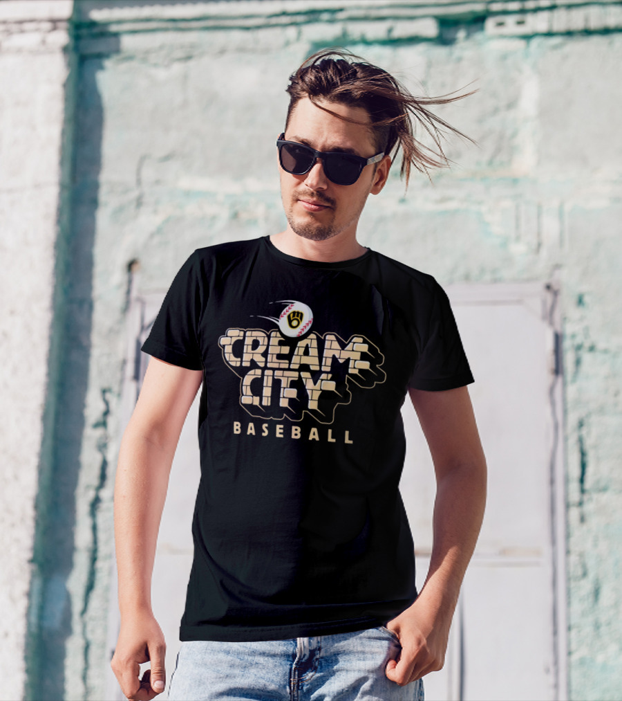 Milwaukee Brewers Cream City Baseball T-Shirt