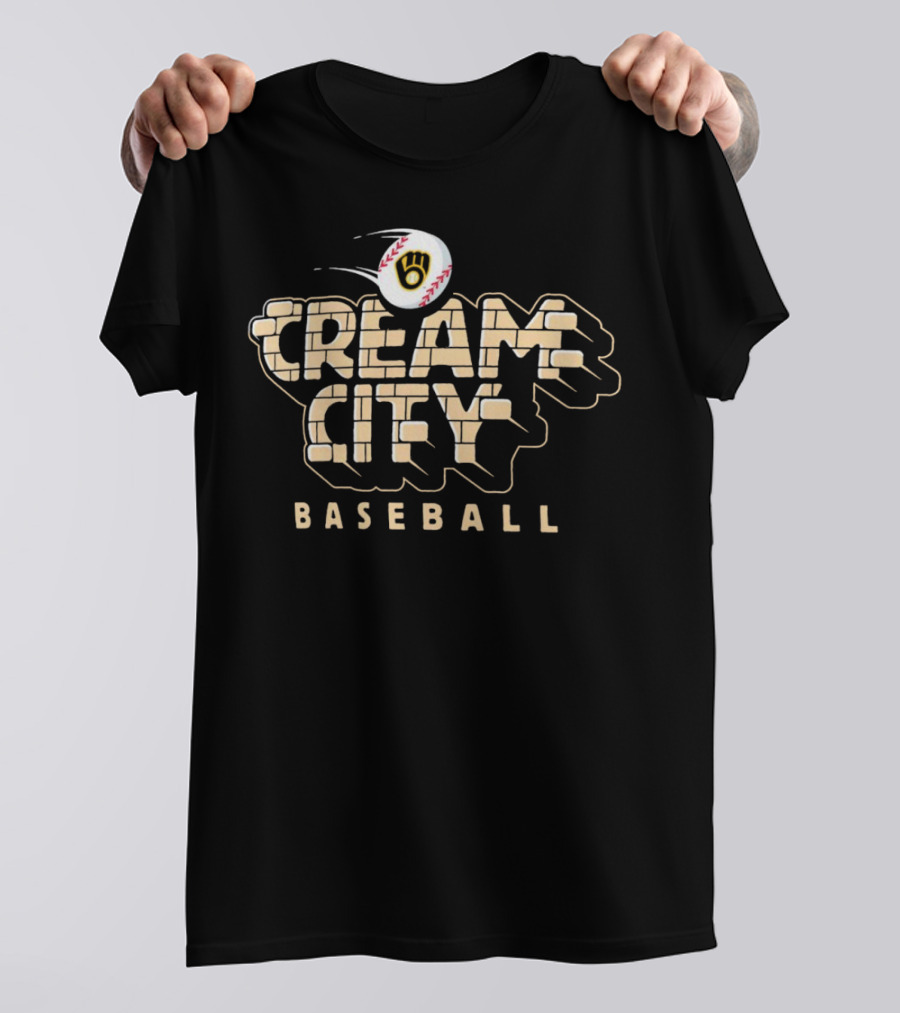 Milwaukee Brewers Cream City Baseball T-Shirt
