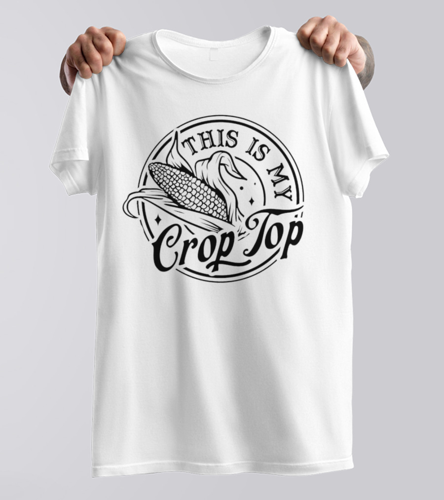 This Is My Crop Top Corn T-Shirt