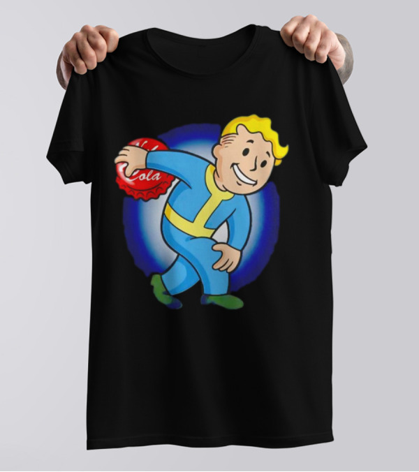 Vault Boy Nuka Cola Discobolus Pose T-Shirt