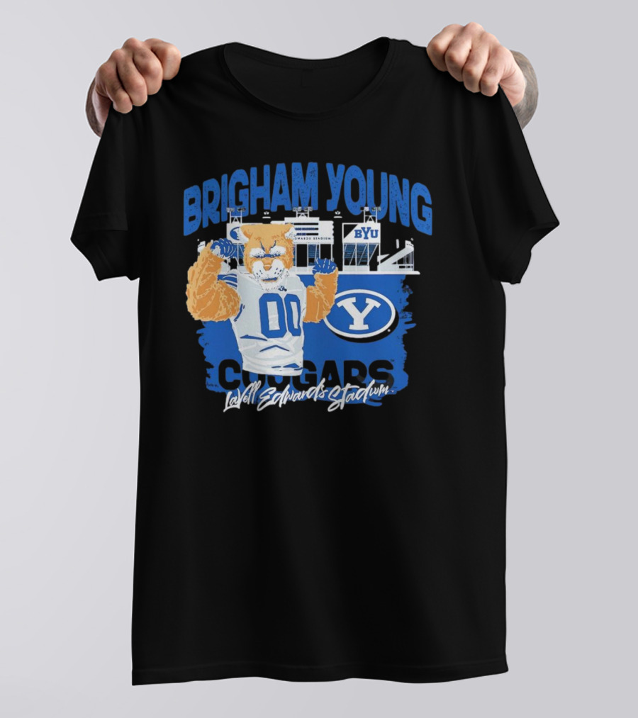 Brigham Young Cougars BYU Lavell Edwards Stadium T-Shirt