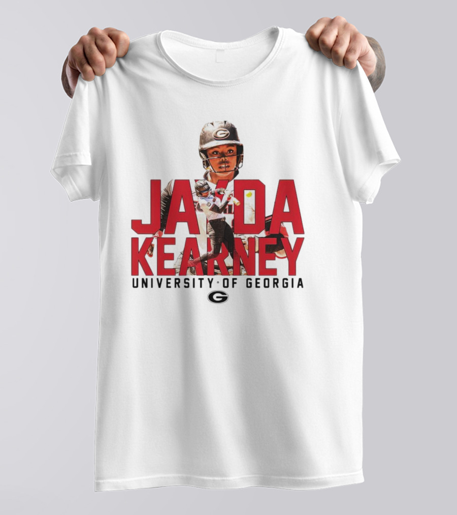 Jayda Kearney University Of Georgia Softball Player Collage T-Shirt