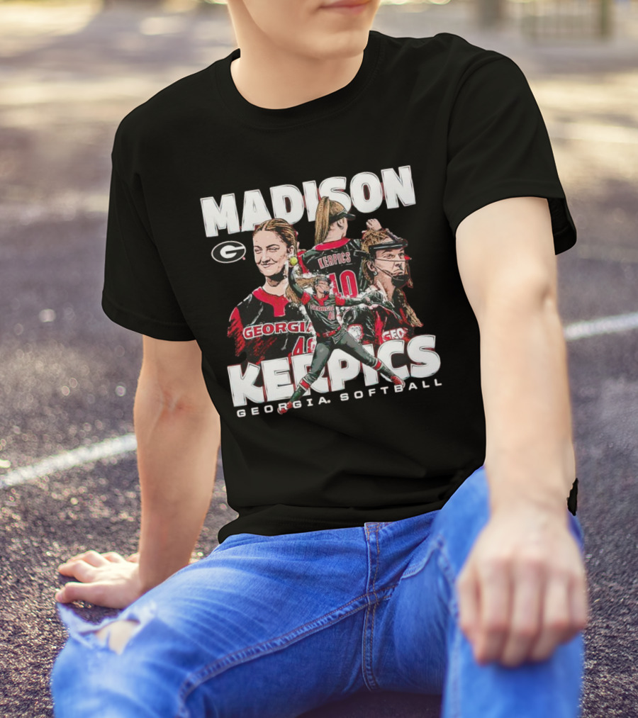 Madison Kerpics Georgia Softball NCAA Collage Player T-Shirt
