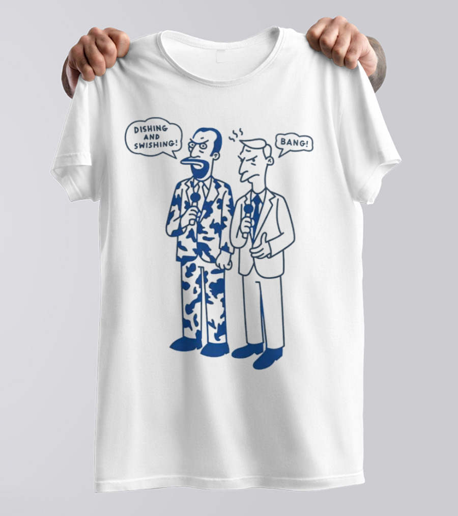 Dishing And Swishing Bang Speech Bubble Duo T-Shirt