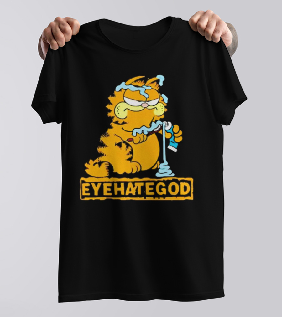 Eyehategod Garfield Toothpaste T-Shirt