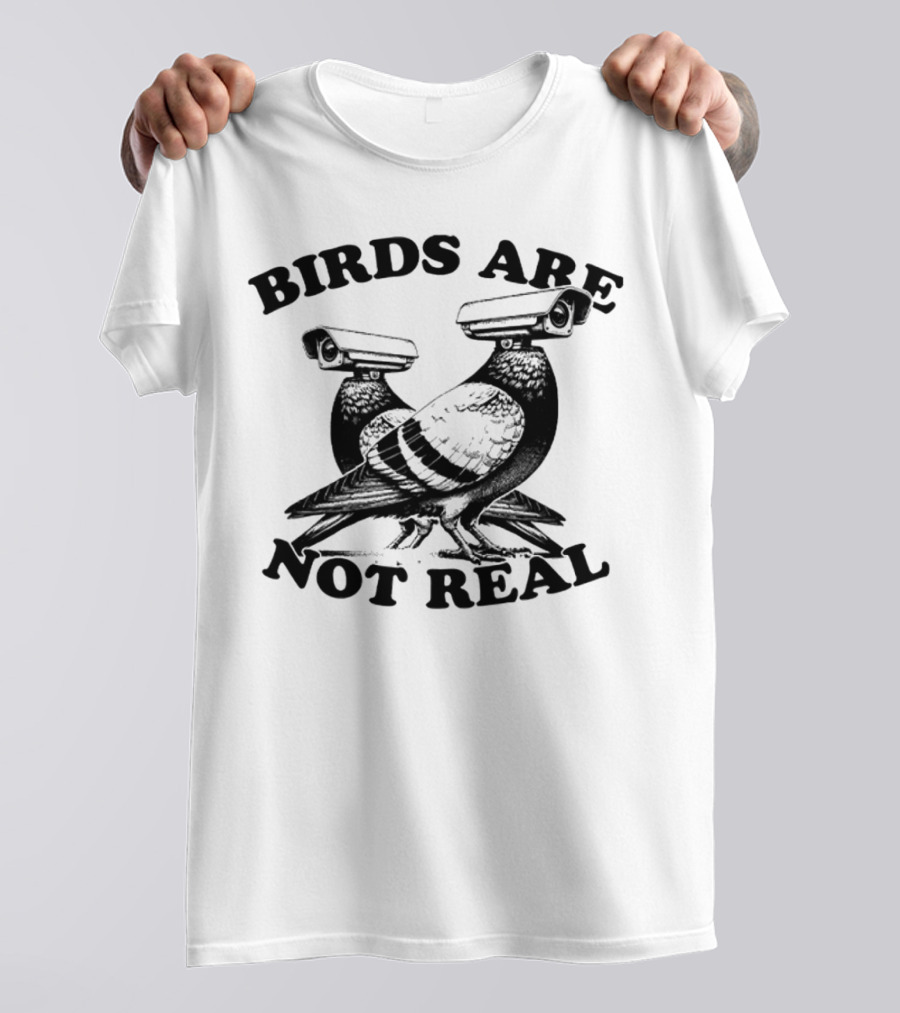 Birds Are Not Real Surveillance Pigeons T-Shirt