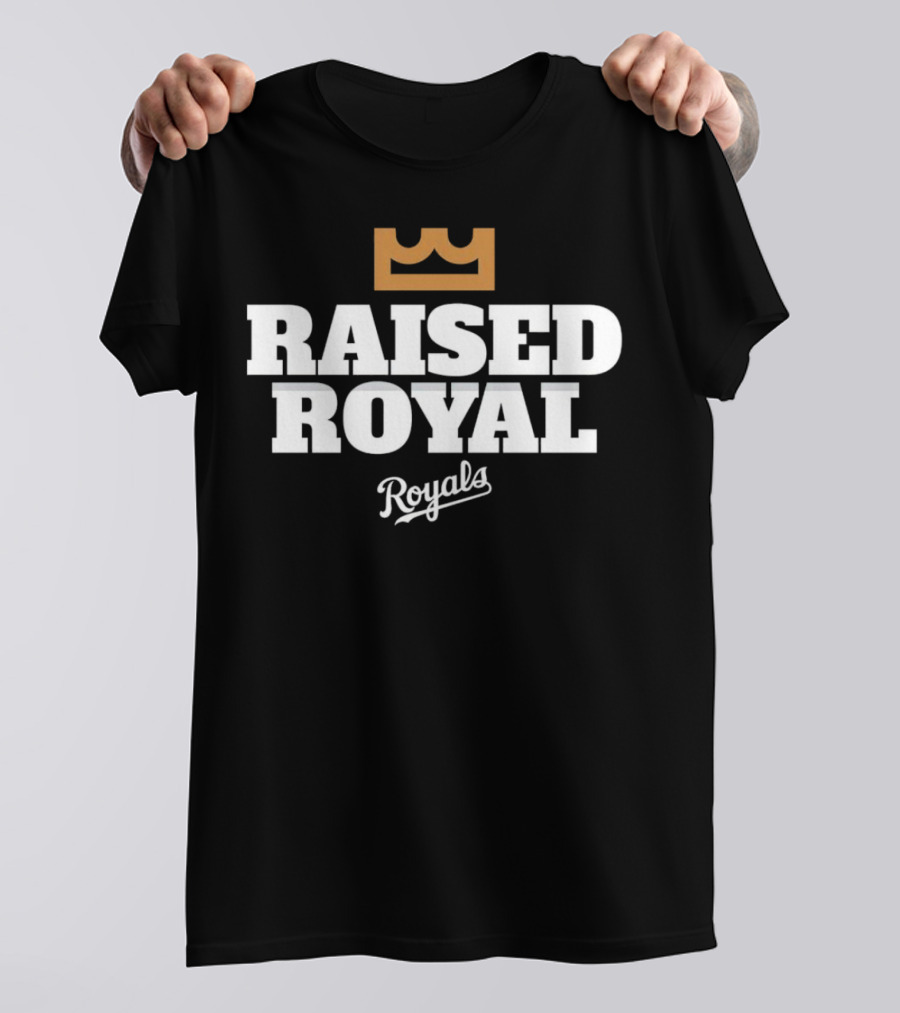 Raised Royal Kansas City Royals Baseball T-Shirt