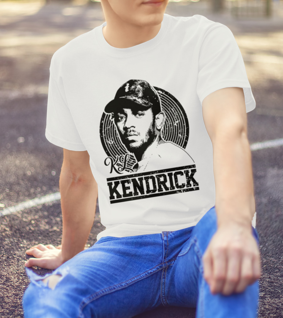 Kendrick Lamar KL Iconic Tribute Circular T-Shirt