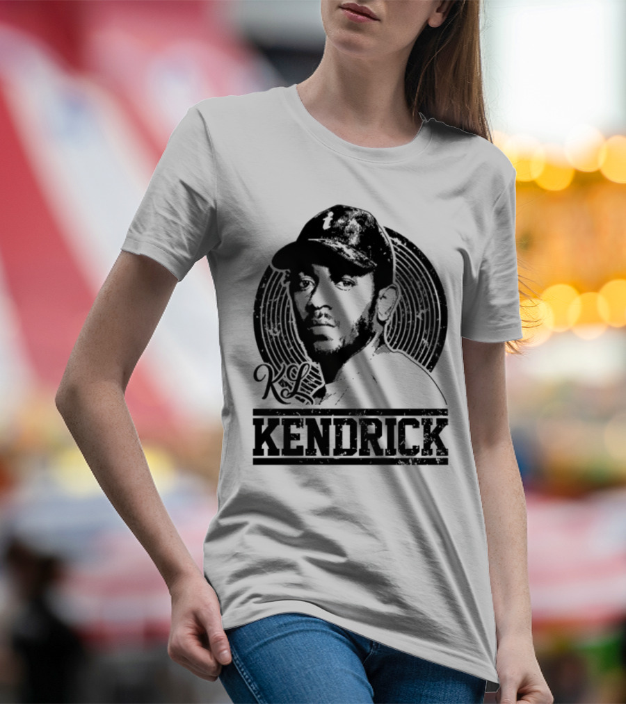Kendrick Lamar KL Iconic Tribute Circular T-Shirt