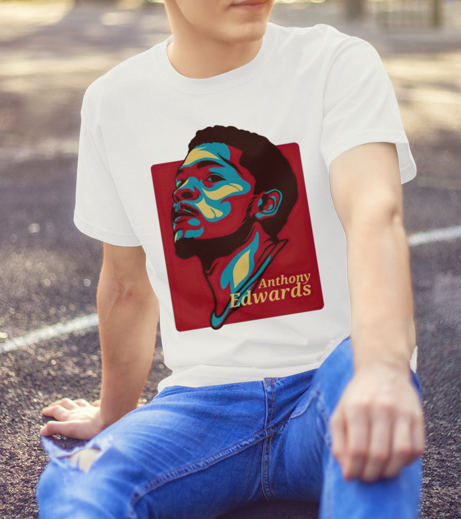 Anthony Edwards Minnesota Timberwolves NBA Player T-Shirt