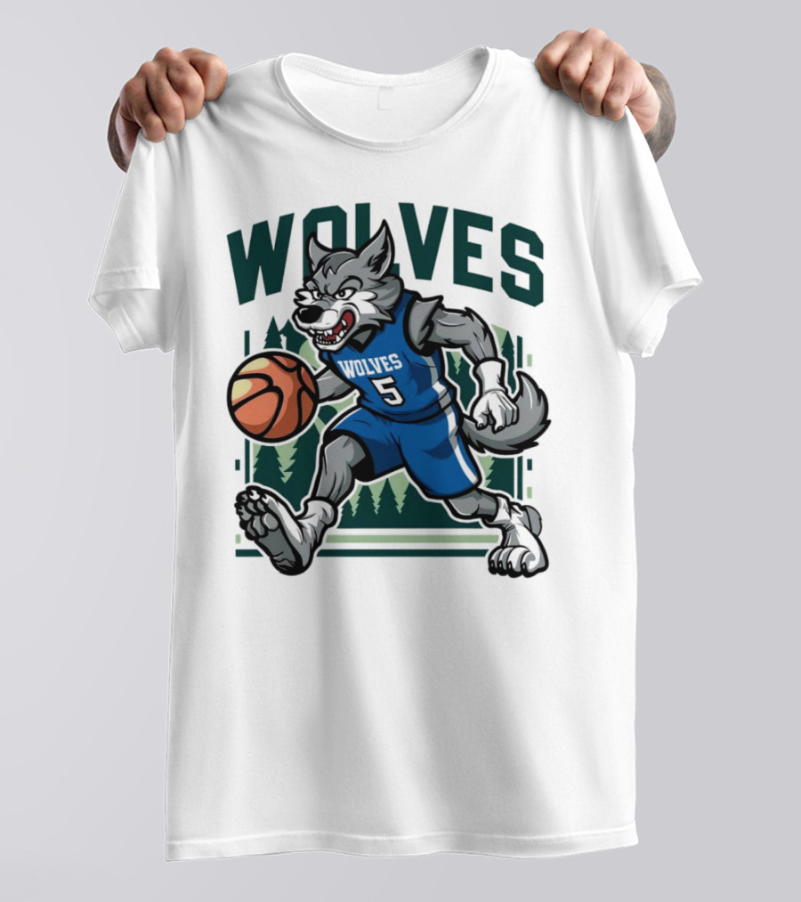 Wolves Basketball Vintage Minnesota Timberwolves T-Shirt