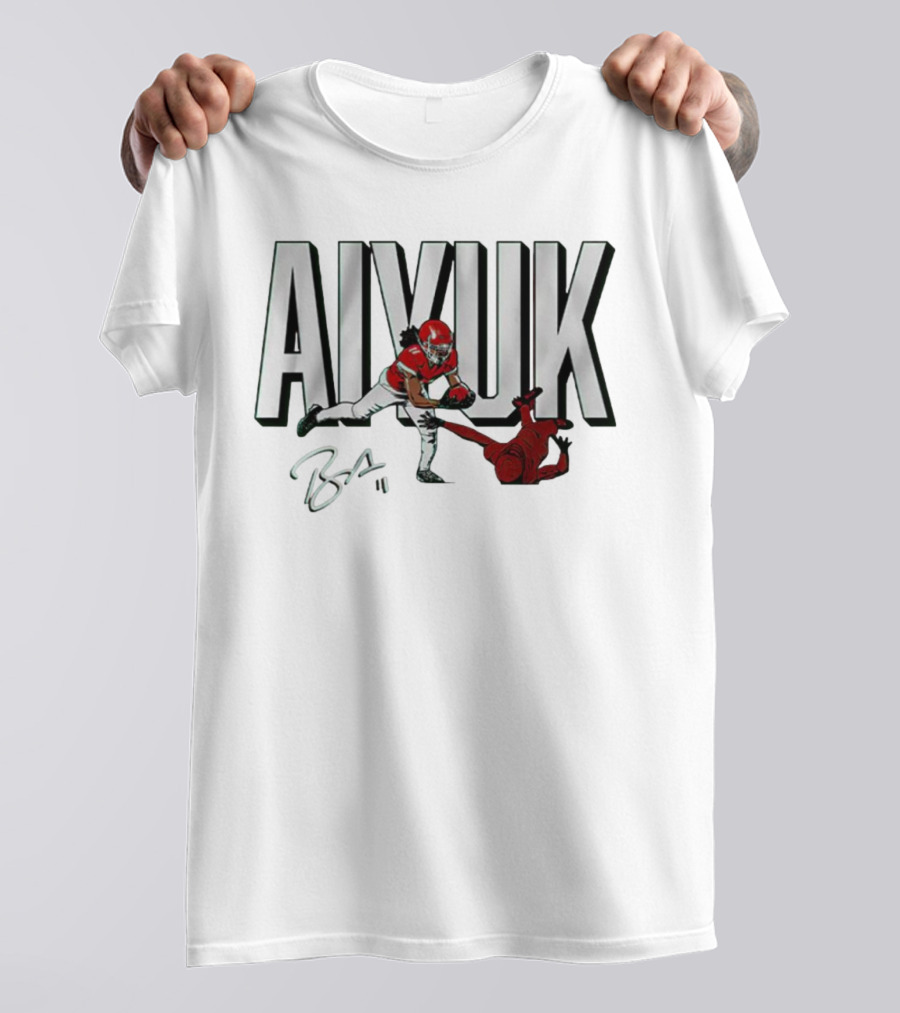 Brandon Aiyuk BA Iconic Football Moment T-Shirt