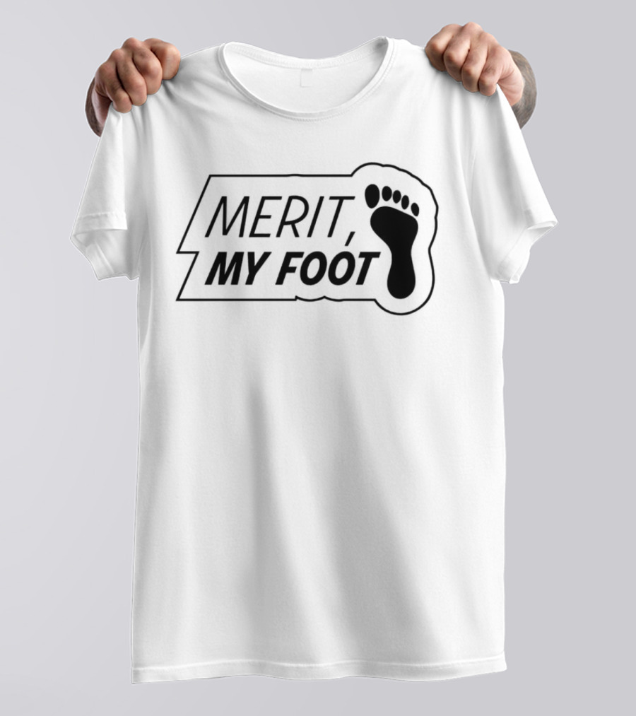 Merit My Foot Footprint T-Shirt