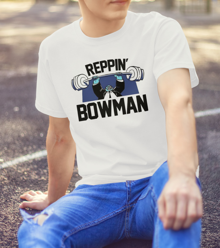 Reppin Bowman Fitness Lifting T-Shirt