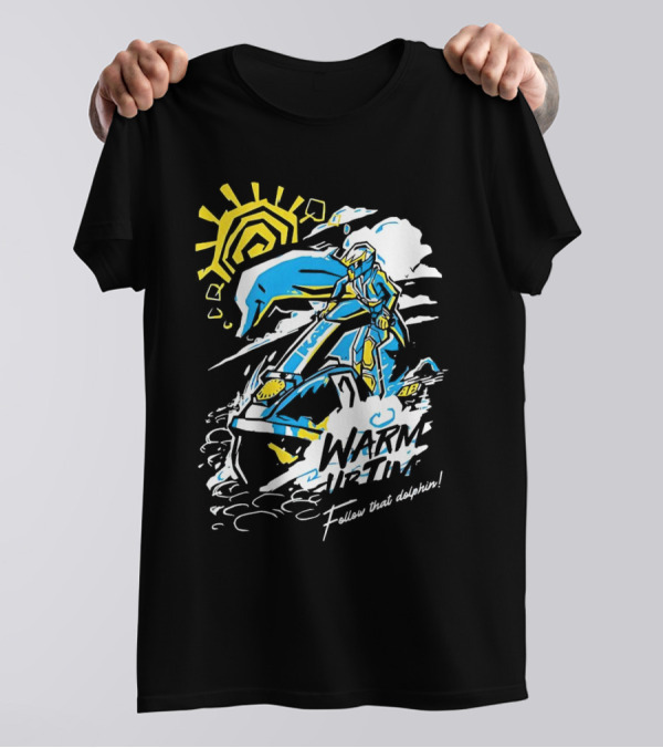 Warm Up Time Follow That Dolphin Wave Race 64 Sunburst Splash Adventure T-Shirt
