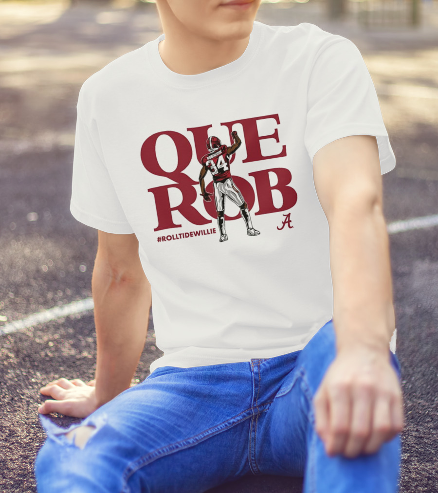 Querob Alabama Crimson Tide Football #RollTideWillie T-Shirt