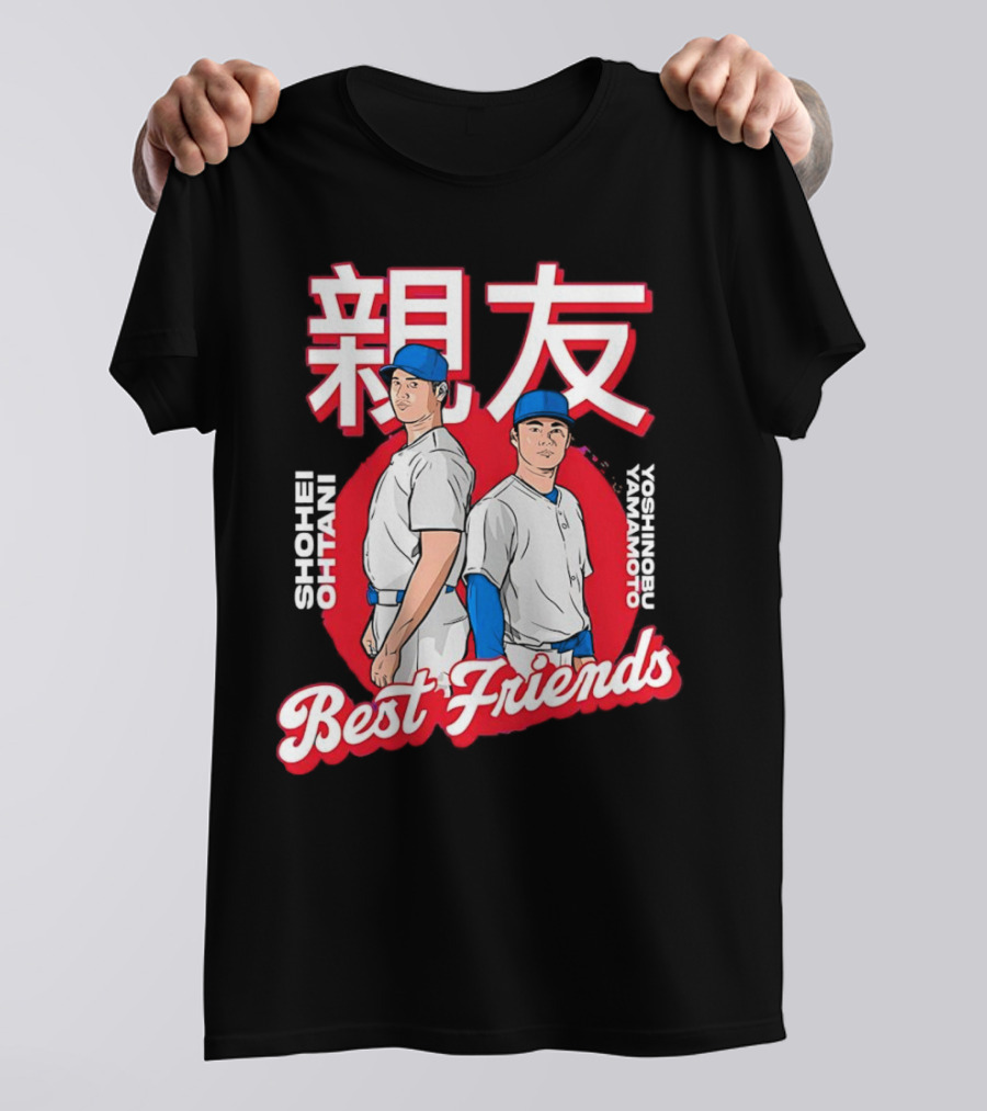 Shohei Ohtani Yoshinobu Yamamoto Best Friends Dodgers T-Shirt