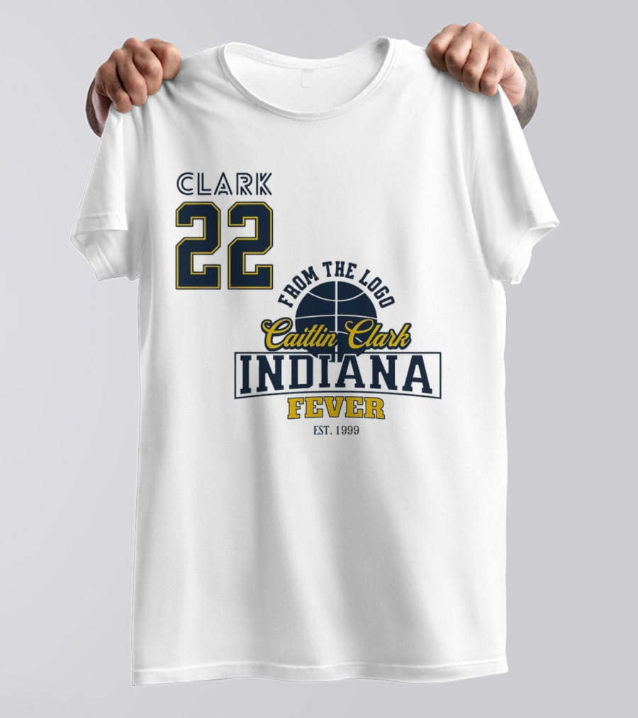 Clark 22 From The Logo Caitlin Clark Indiana Fever Est. 1999 Basketball T-Shirt