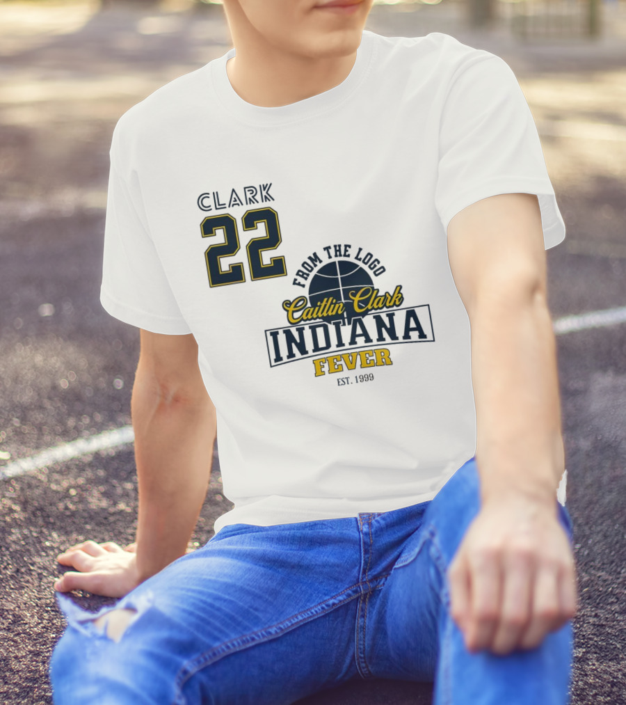 Clark 22 From The Logo Caitlin Clark Indiana Fever Est. 1999 Basketball T-Shirt