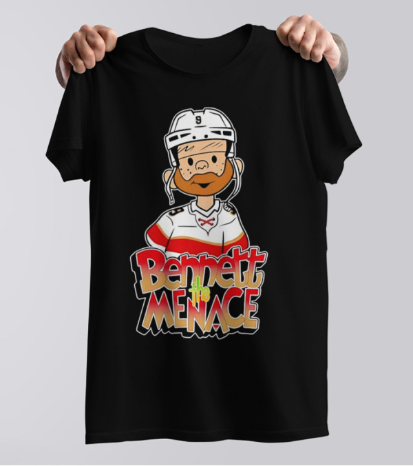 Bennett The Menace Florida Panthers Hockey Sam Bennett T-Shirt