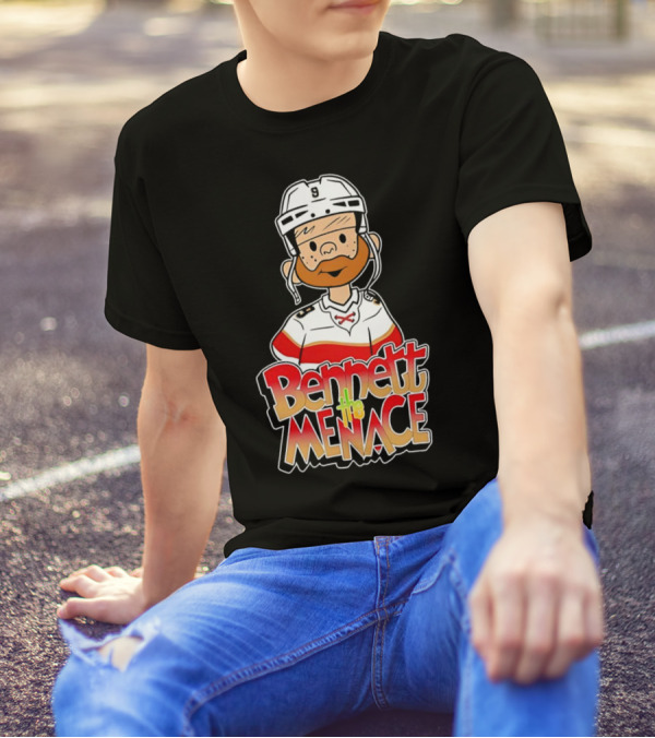 Bennett The Menace Florida Panthers Hockey Sam Bennett T-Shirt