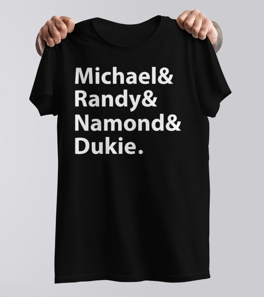 Michael Randy Namond Dukie The Wire Character List T-Shirt