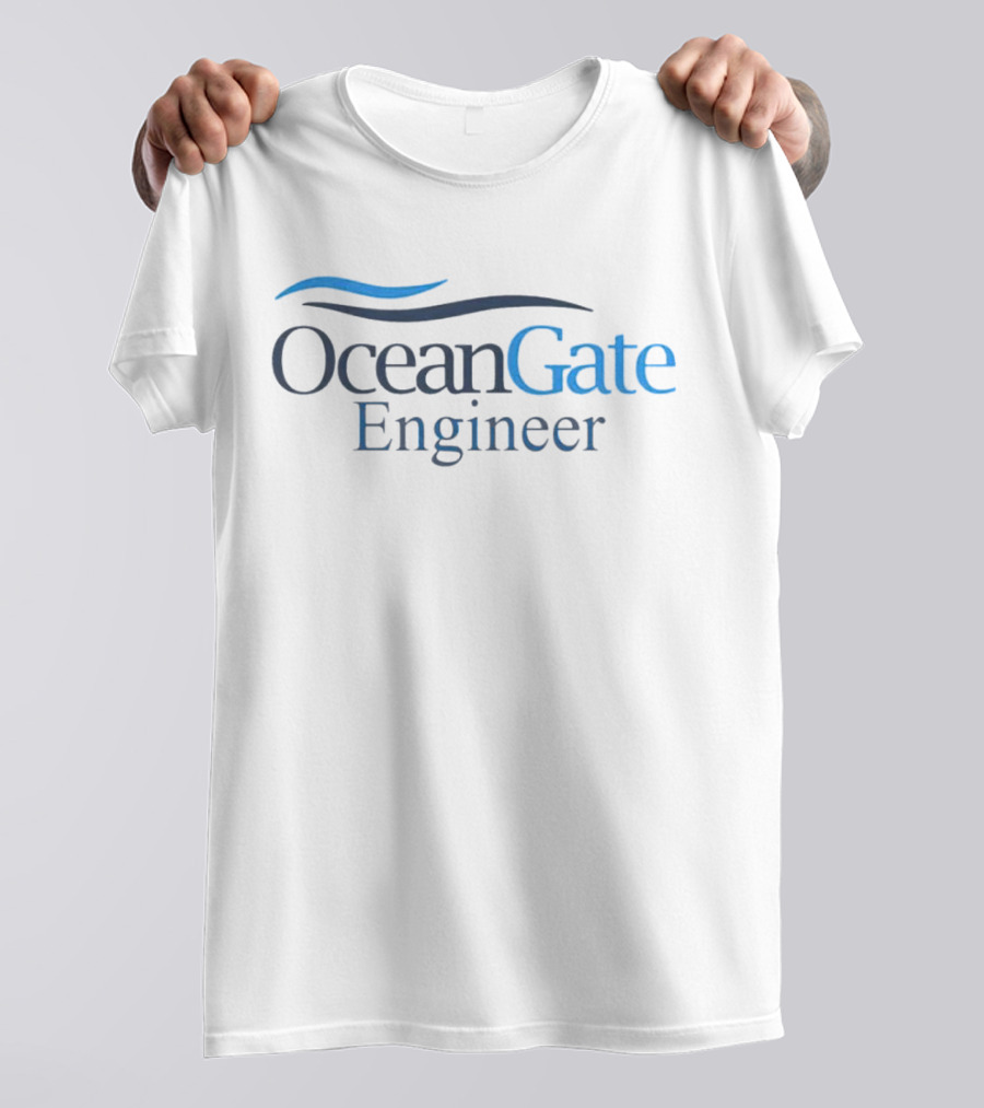 OceanGate Engineer Blue Wave Emblem T-Shirt