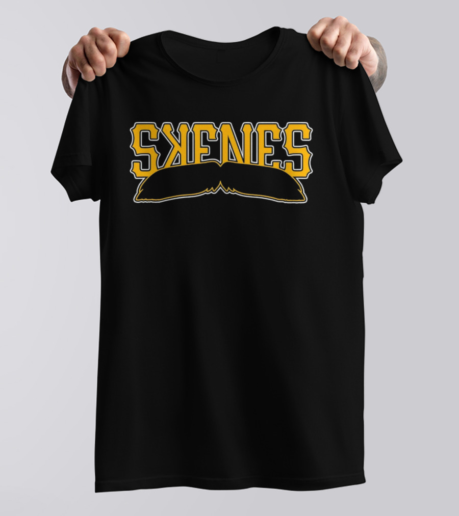 SKNES Pittsburgh Pirates Mustache Icon Baseball T-Shirt