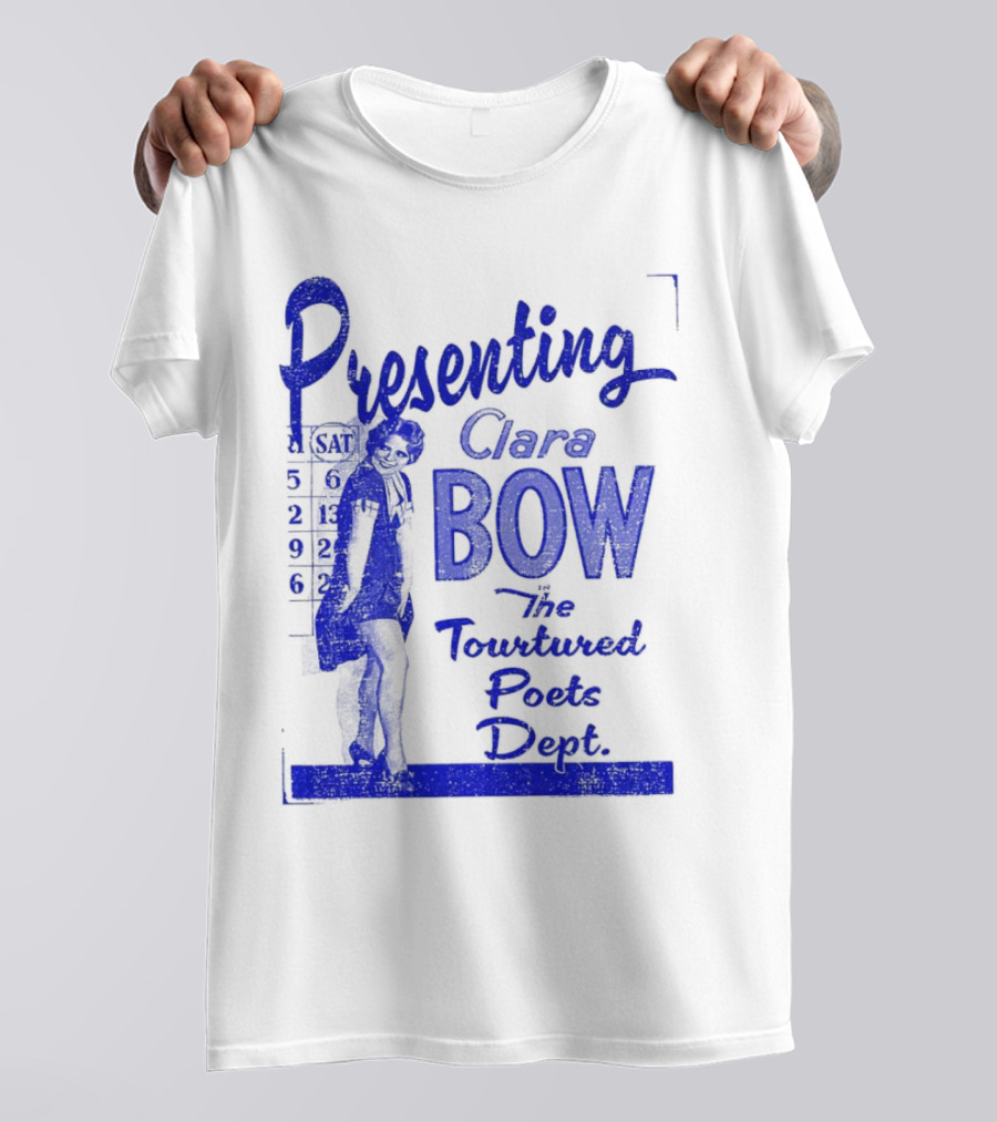 Presenting Clara Bow The Tortured Poets Dept T-Shirt