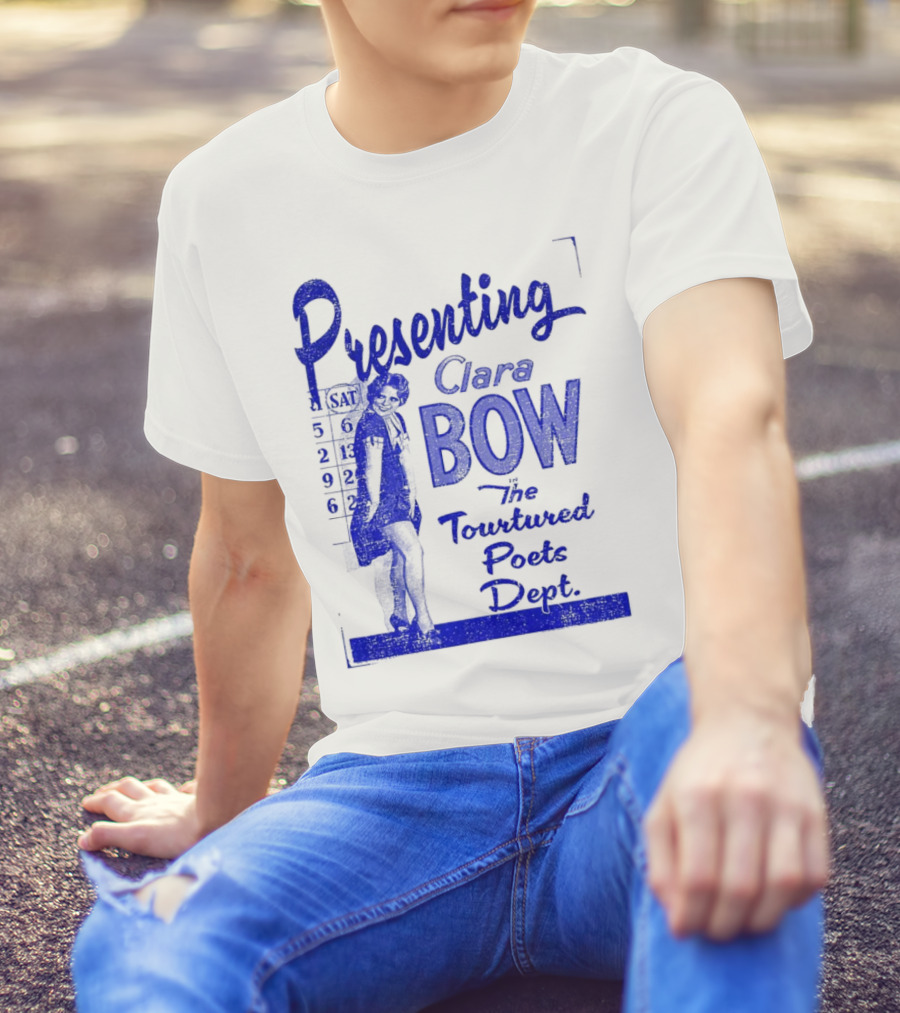 Presenting Clara Bow The Tortured Poets Dept T-Shirt