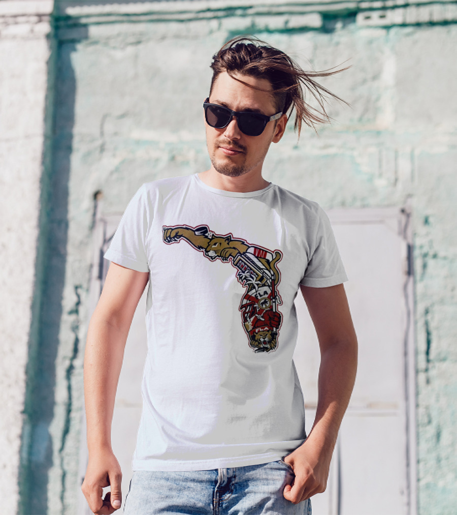 Florida Panthers Let's Hunt State Hockey T-Shirt