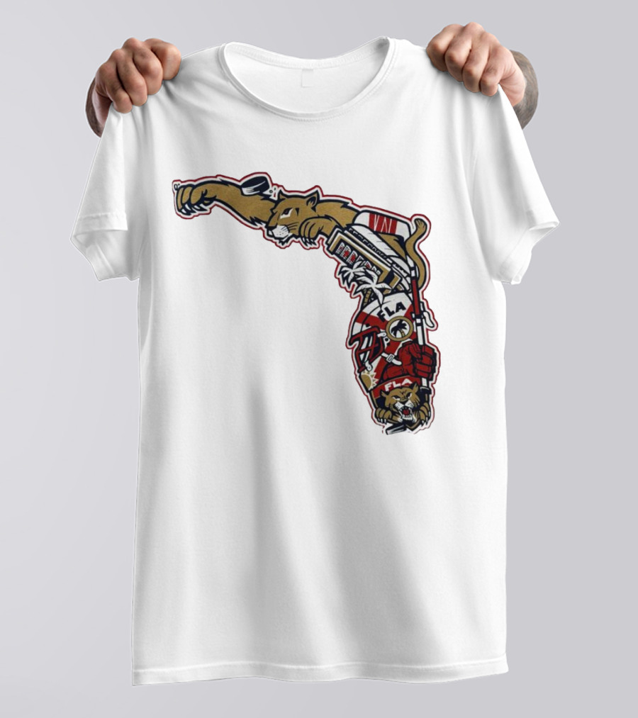 Florida Panthers Let's Hunt State Hockey T-Shirt