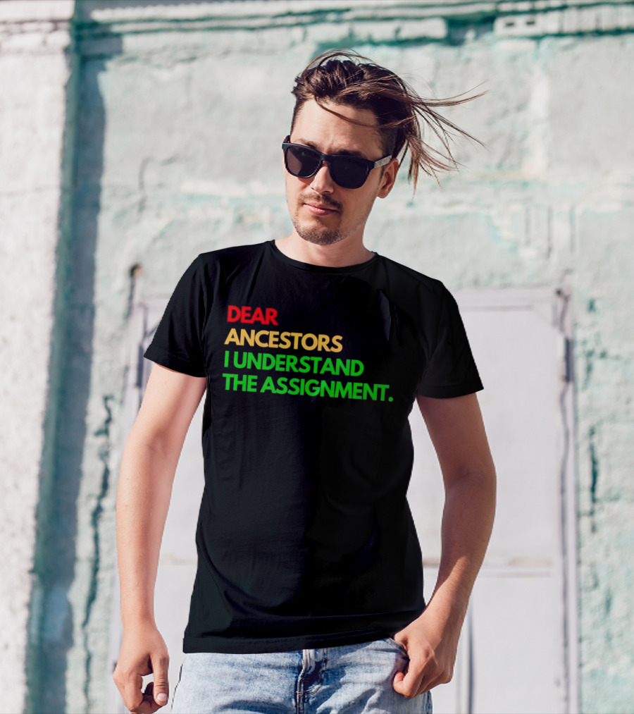 Dear Ancestors I Understand The Assignment T-Shirt