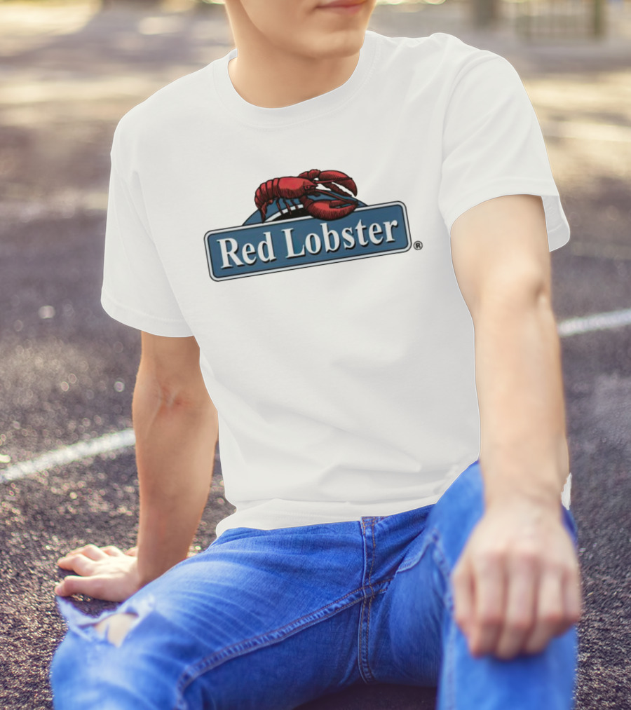 Red Lobster Seafood Restaurant Logo Emblem T-Shirt