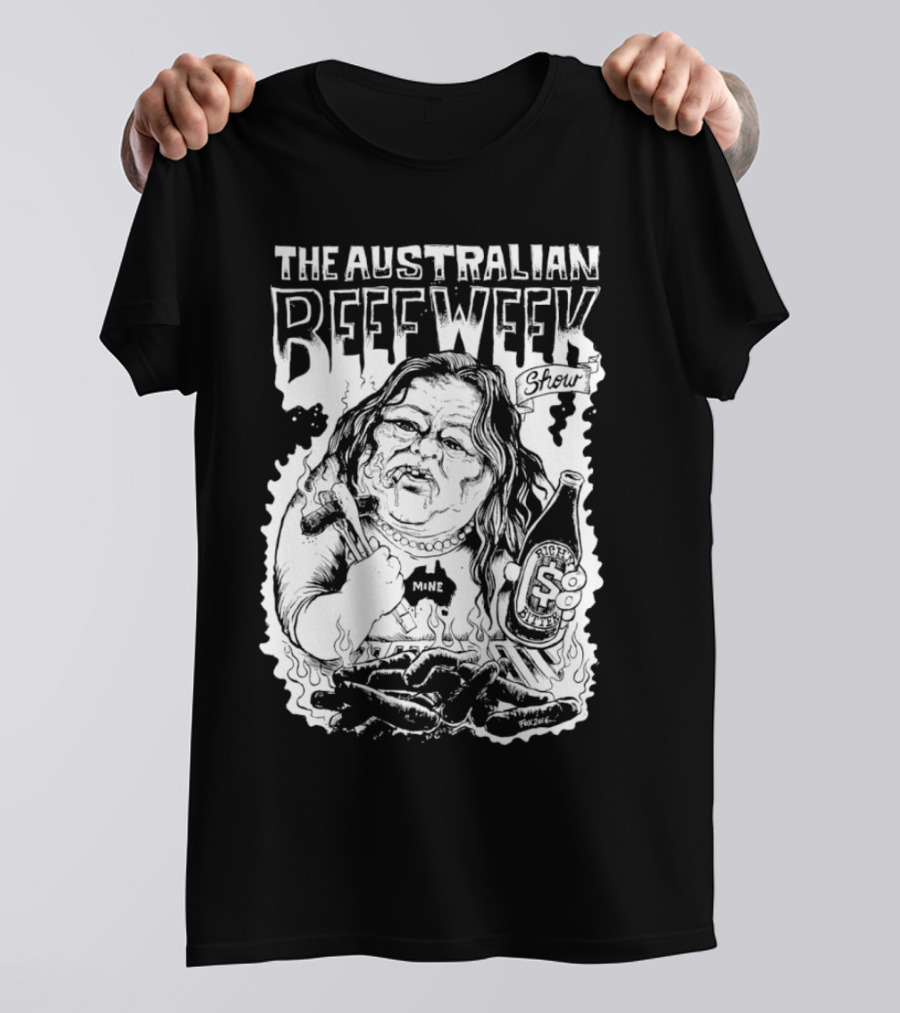 The Australian Beefweek Show Mine Beer And Sausages T-Shirt