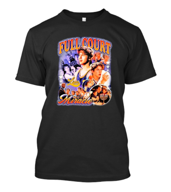 Full Court Miracle Lions Basketball Menorah T-Shirt