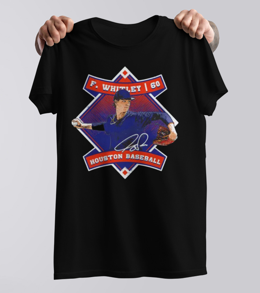 F. Whitley 60 Houston Baseball T-Shirt