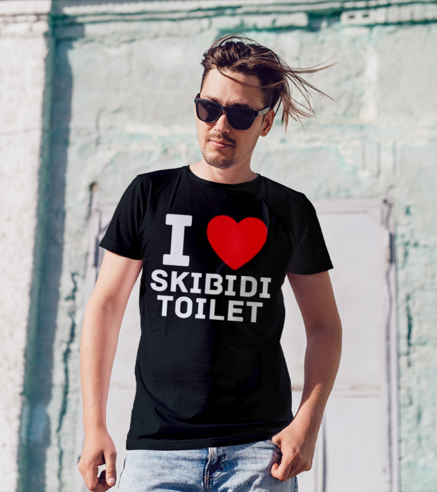I Love Skibidi Toilet T-Shirt