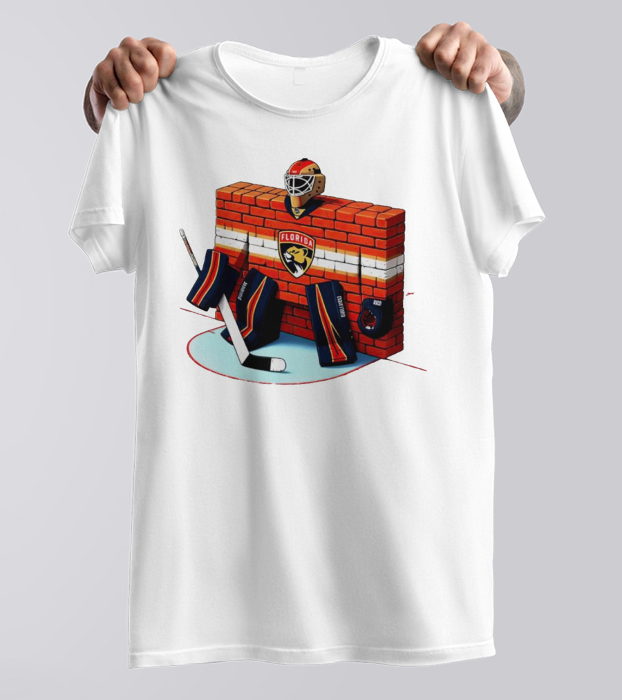 Florida Panthers Brick Wall Goalie Bod T-Shirt