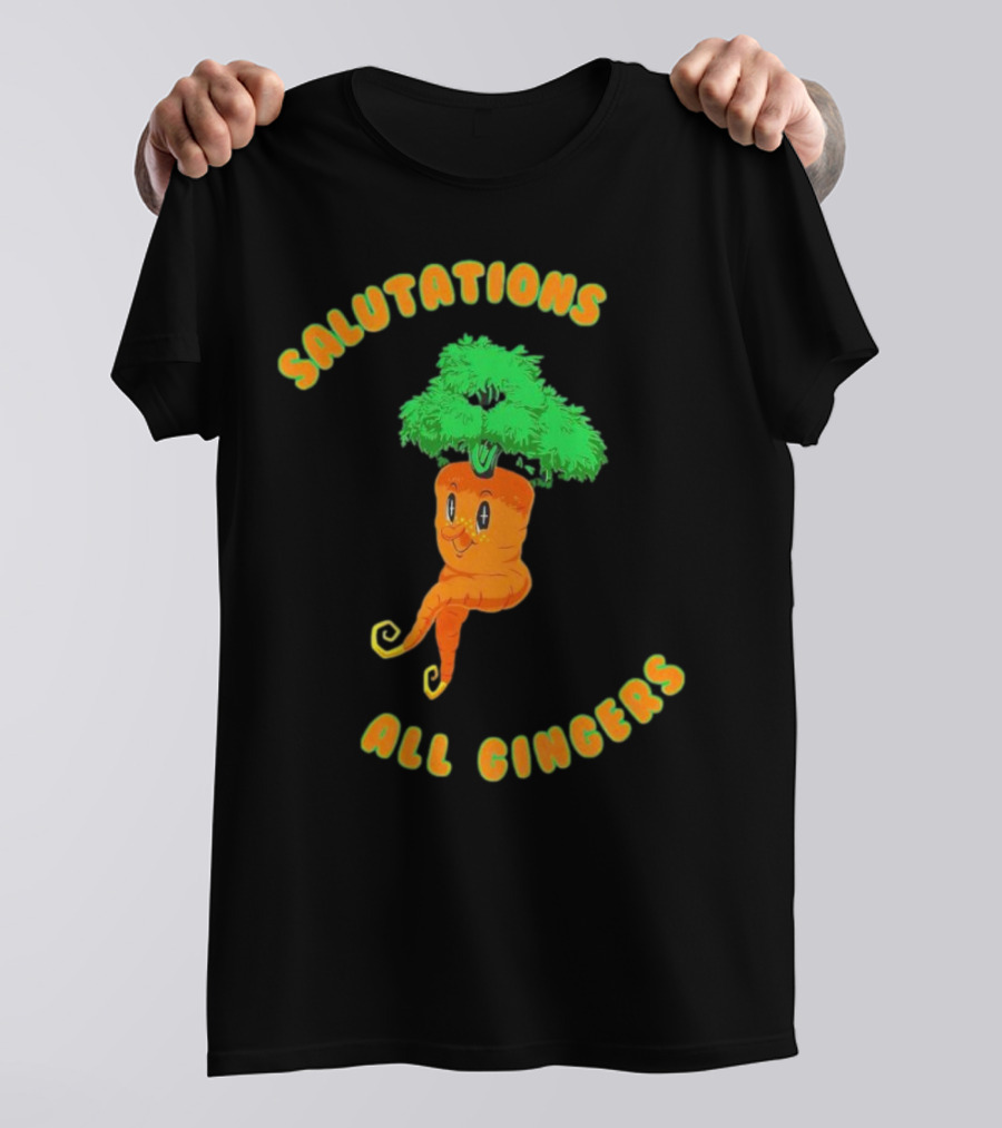 Salutations All Gingers Happy Carrot T-Shirt